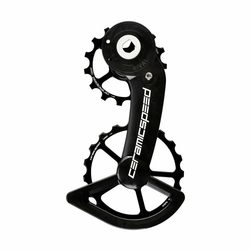 CeramicSpeed OSPW System Coated SRAM Rival AXS Pulley Wheels Black