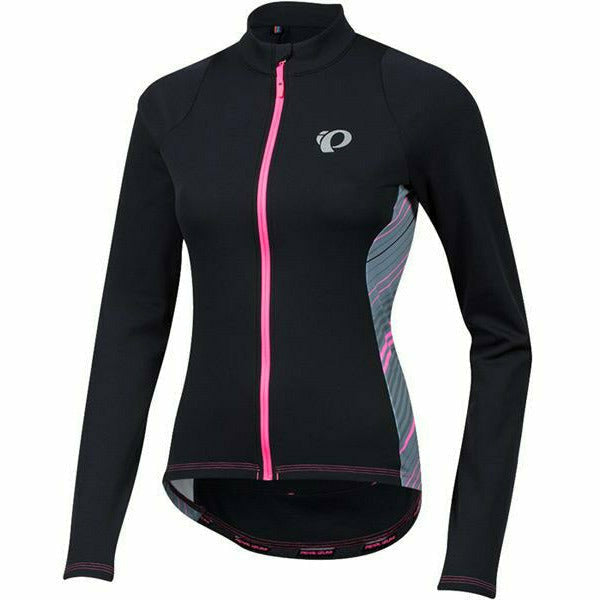 PEARL iZUMi Ladies / Women's Select Pursuit Thermal Jersey Black Whirl