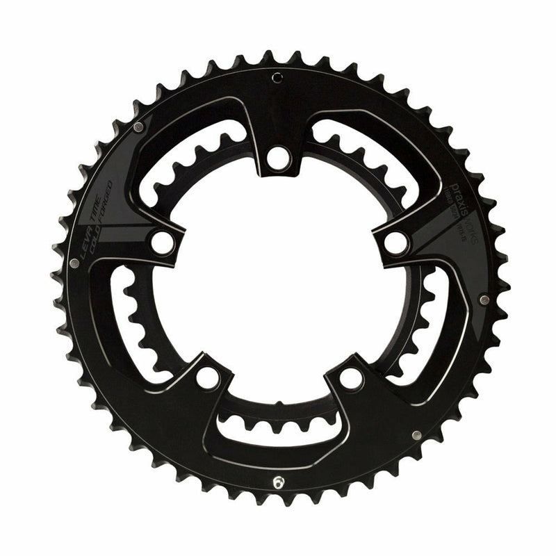 Praxis 110 BCD Buzz Rings 10/11/12 Speed Chainring Black