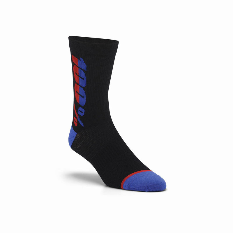 100% Rhythm Merino Wool Performance Socks Black