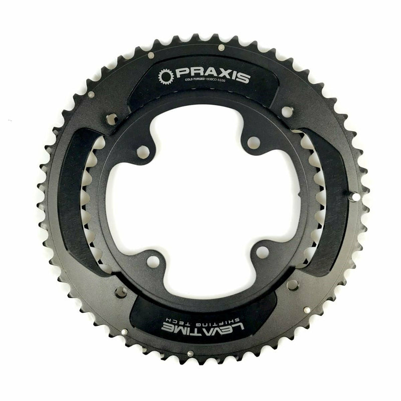 Praxis 160/104 BCD LT2 X-Rings Chainring Black