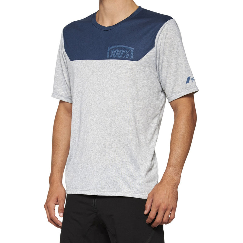 100% Airmatic Short Sleeves Jersey Grey / Midnight