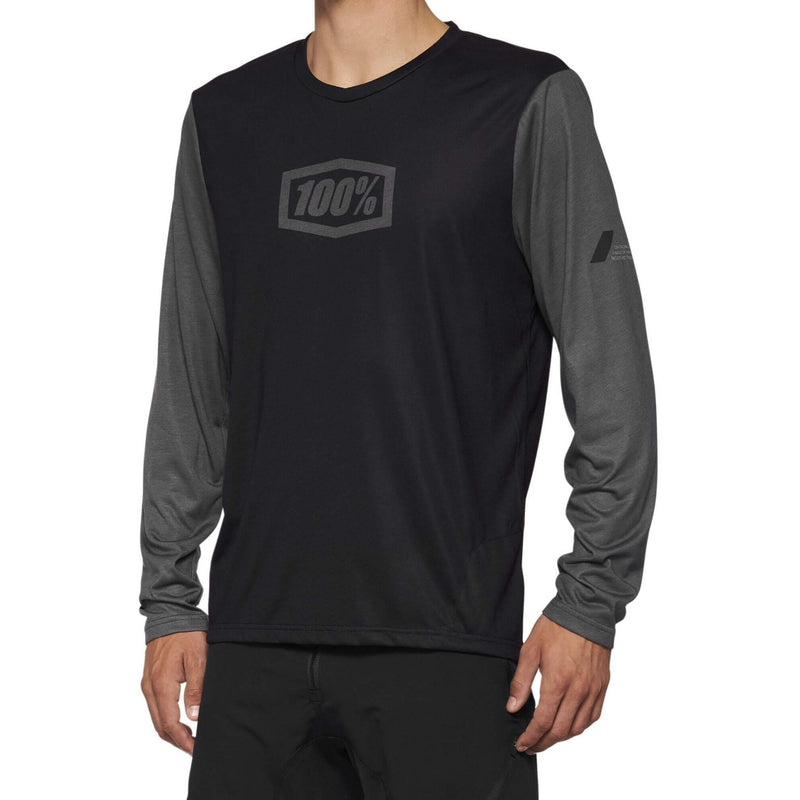 100% Airmatic Long Sleeves Jersey Black