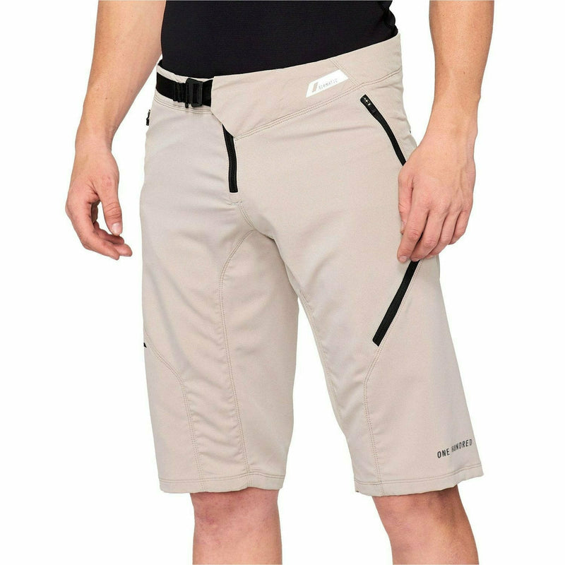 100% Airmatic Shorts Warm Grey