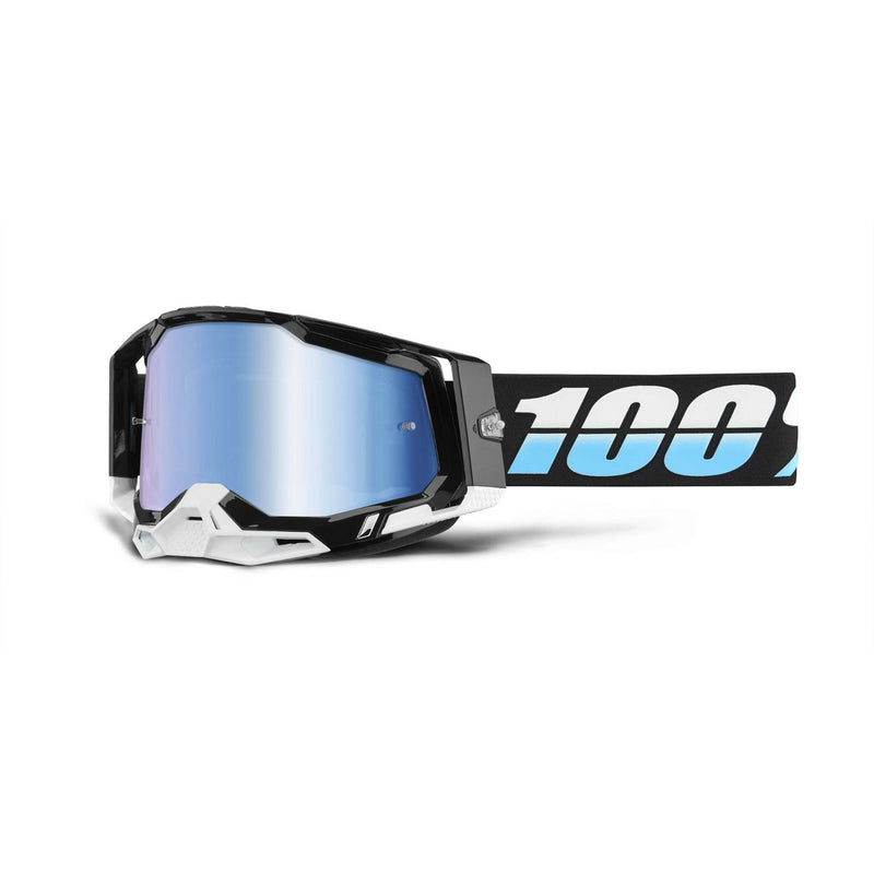 100% Racecraft 2 Goggle Arkana Mirror Blue Lens