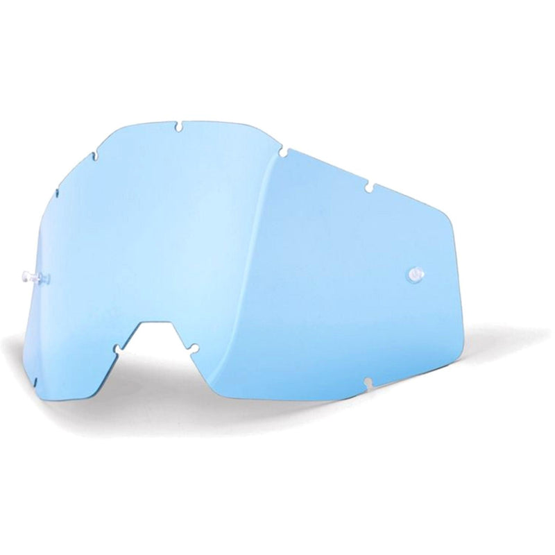 100% Racecraft / Accuri / Strata Anti-Fog Replacement Lens Blue