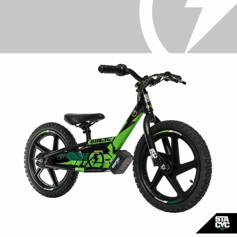 STACYC Brushless Bike Graphics Kit Green Electrify 2.0