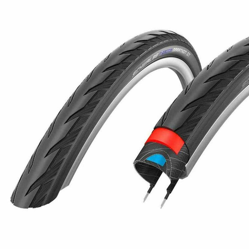 Schwalbe Marathon GT 365 Dualguard Tyre Black With Reflective Wall