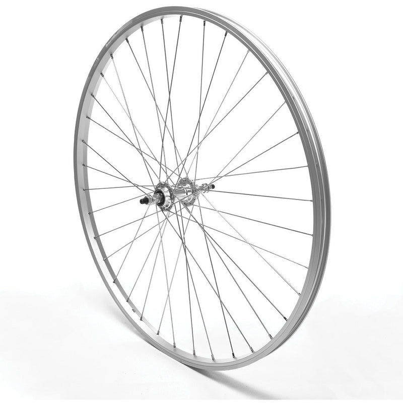 Oxford MTB Single Wall Nutted Rear Wheel Silver