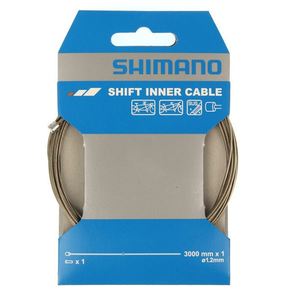 Shimano Spares Road / MTB Tandem Steel Gear Inner Wire Silver