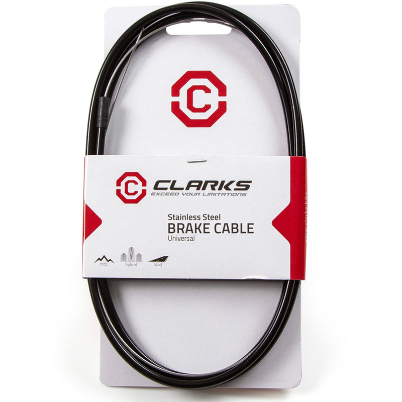 Clarks Universal SS Brake Cable Brake Cable With 2P Black Outer Casing