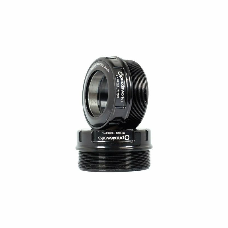 Praxis Bottom Bracket M30 T47 E.B. Threaded 68 MM/73 MM Black