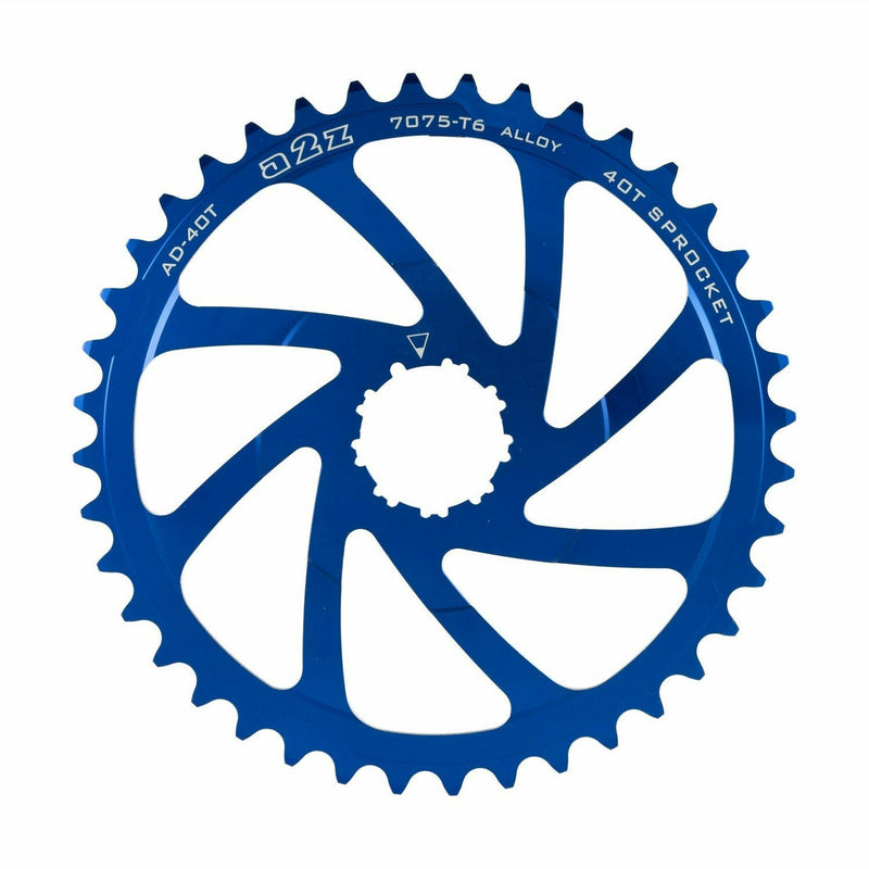 A2Z Wide Range Cassette Adapter Sprocket Blue