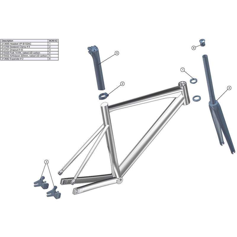 BMC Spare Seatpost Clamp Number 9