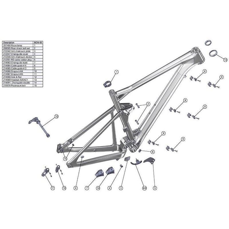 BMC Chainstay Chainguide Triple