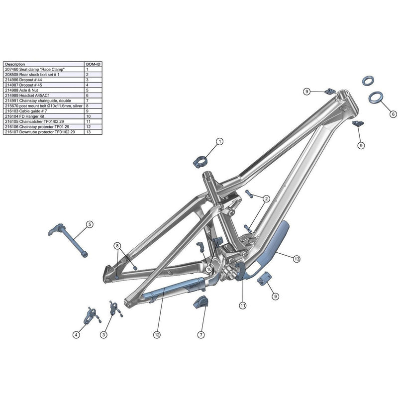 BMC Spare FD Hanger Kit