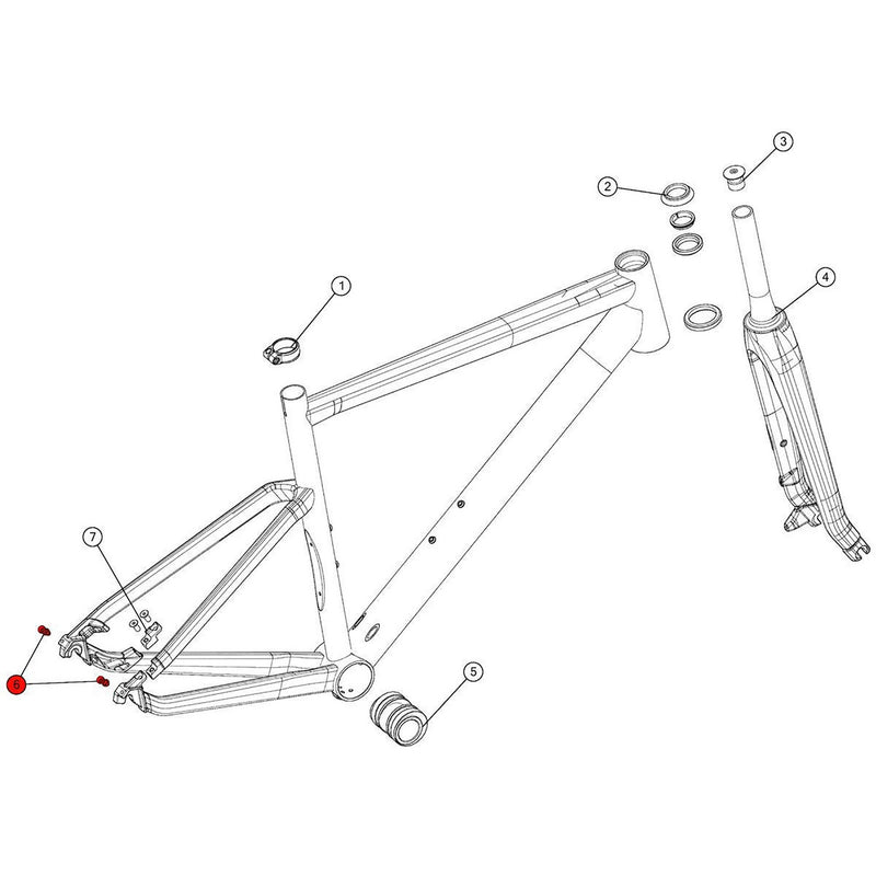 BMC Spare Fender Mount - Set Of 2