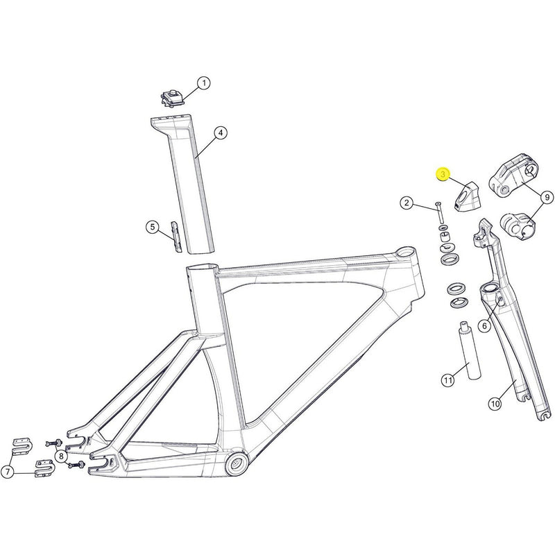 BMC Spare TR01 Stem Cover