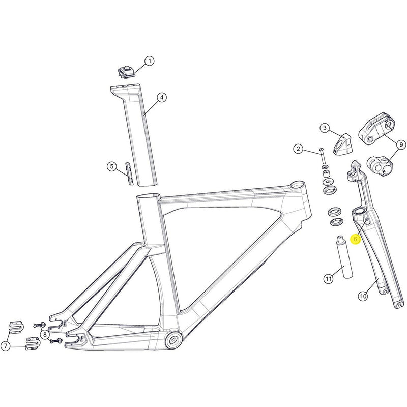 BMC Spare TR01 Fork Bumpers