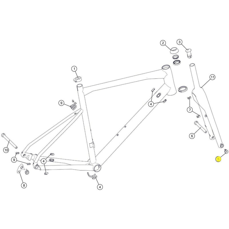 BMC Spare Fork Dropout Number 1