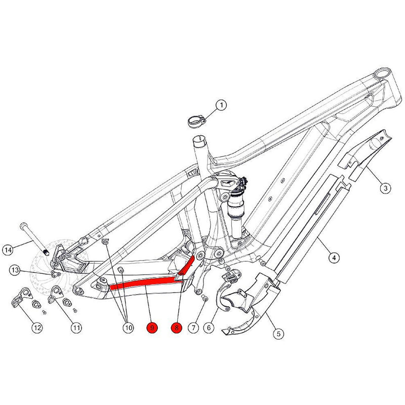 BMC Spare Trailfox AMP Chainstay & Yoke Protector