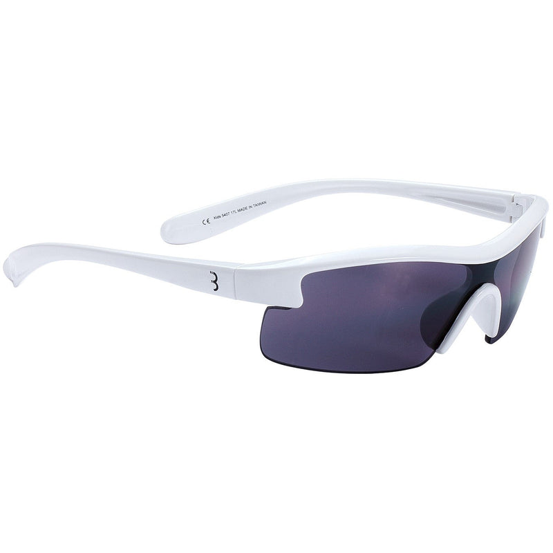 BBB BSG-54 Kids Sunglasses White / Smoke Lens