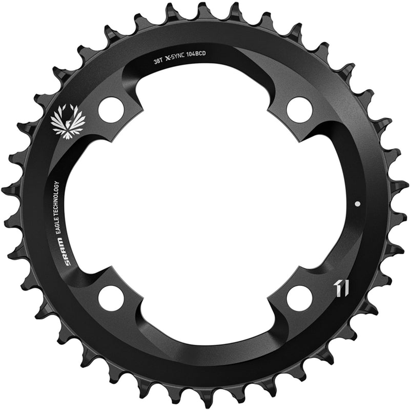 SRAM Chain Ring X-Sync 2 104 BCD Steel Eagle Black