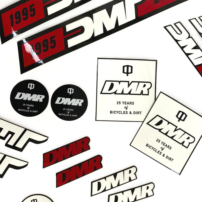 DMR Sticker Sheet 25 Year Black