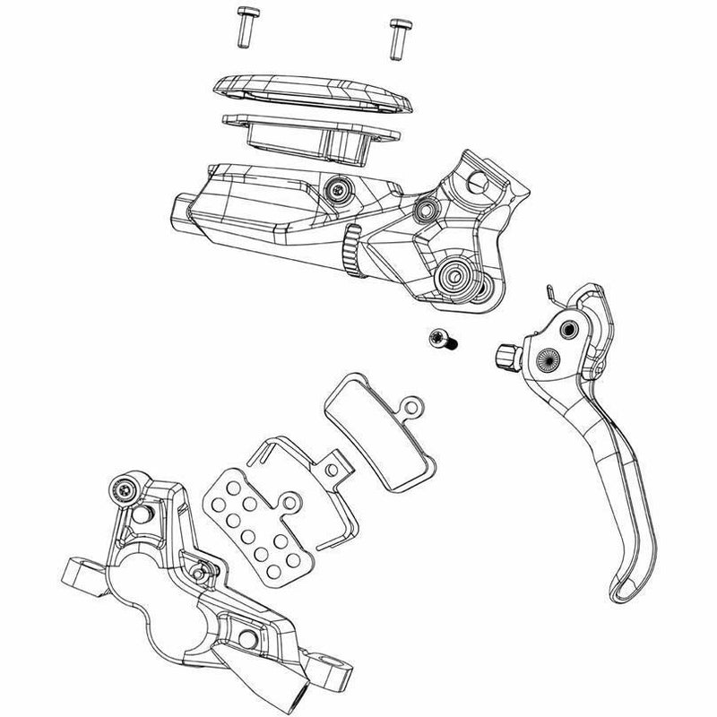 SRAM Disc Brake Pads Sintered / Steel Road / Elixir / Db / Level B1 Plus 20 Sets - 2 Piece