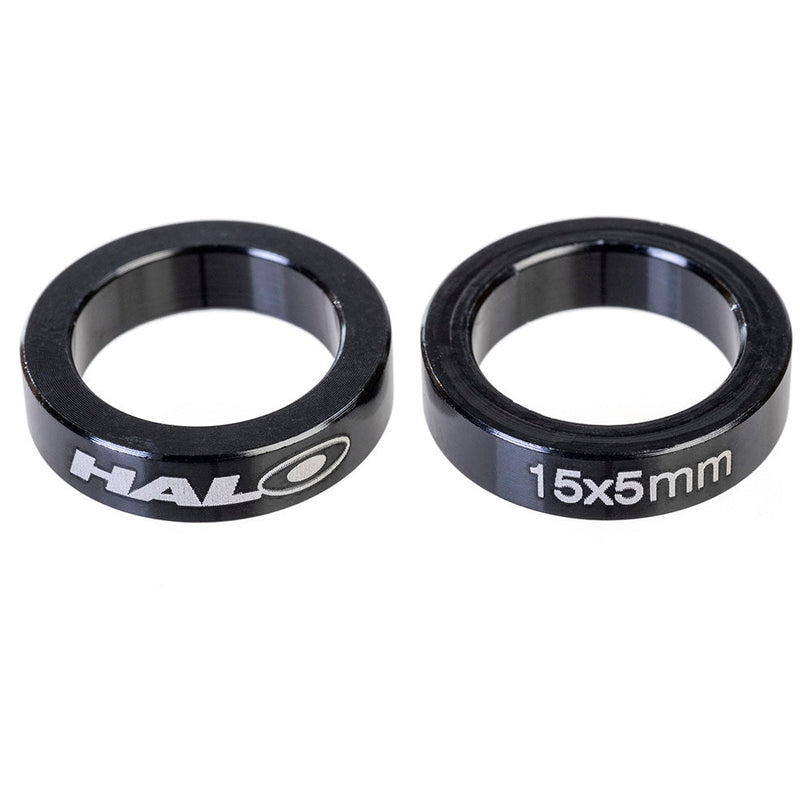 Halo Boost Front Axle Spacers Black