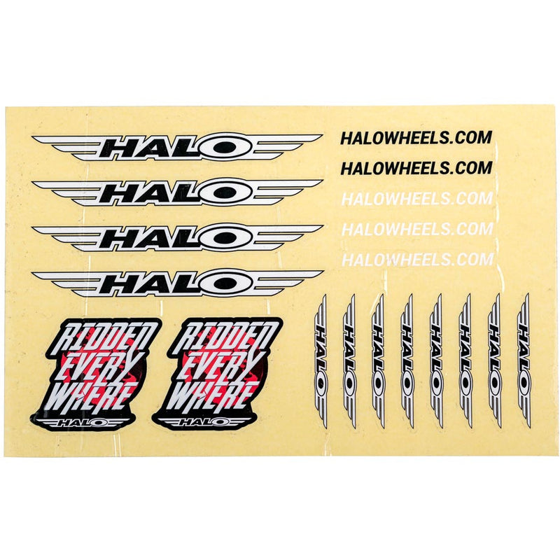 Halo Stickers White