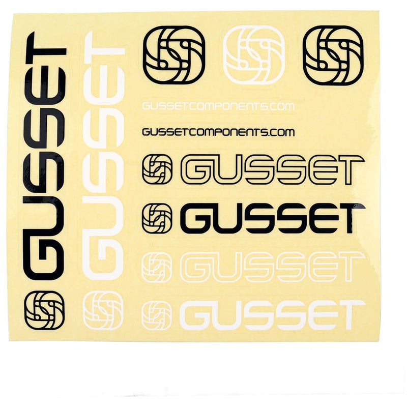 Gusset Components Stickers Black