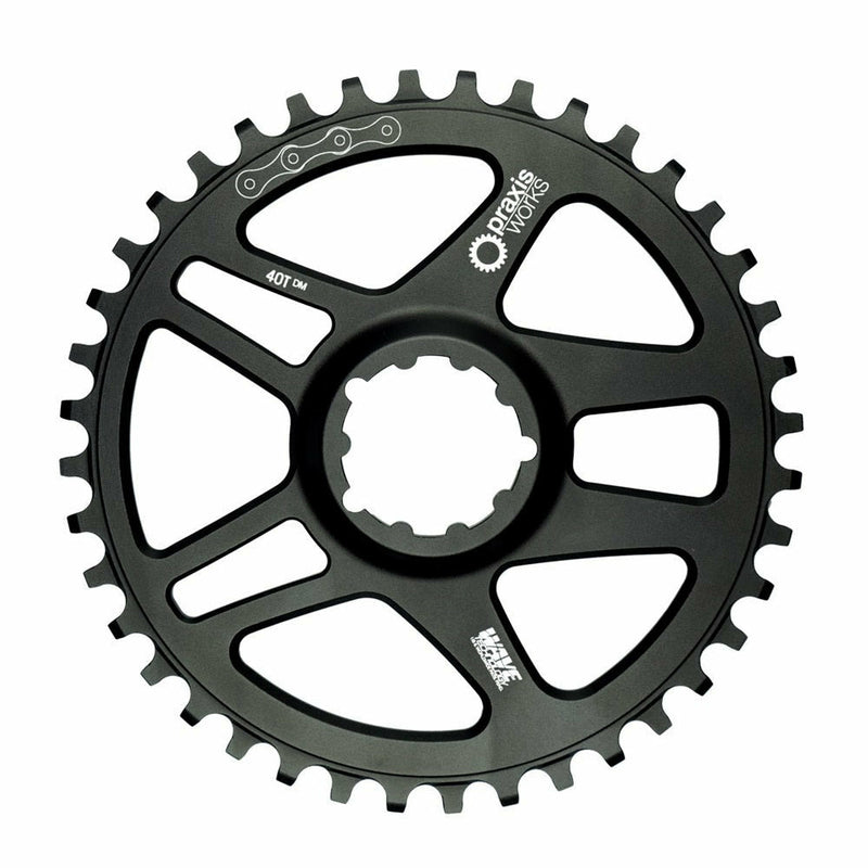 Praxis Direct Mount Wave Chainring Black