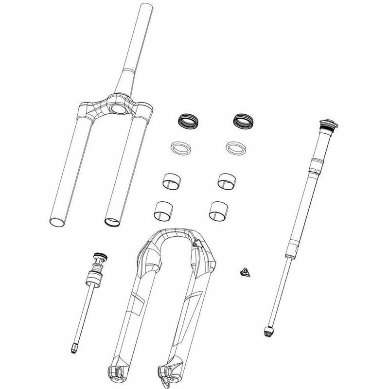 RockShox Right Compression Damper Motioncontrol DNA Crown Adjust Revelation Rl