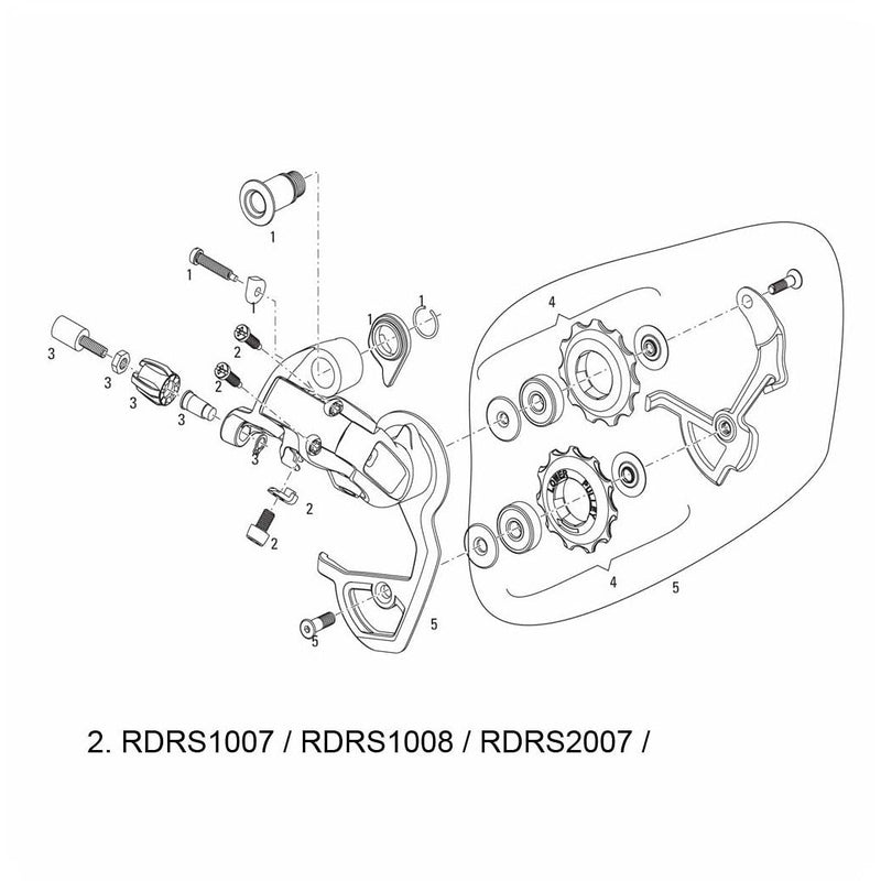 SRAM Rear Derailleur Cable Anchor / Limit Screw Rival