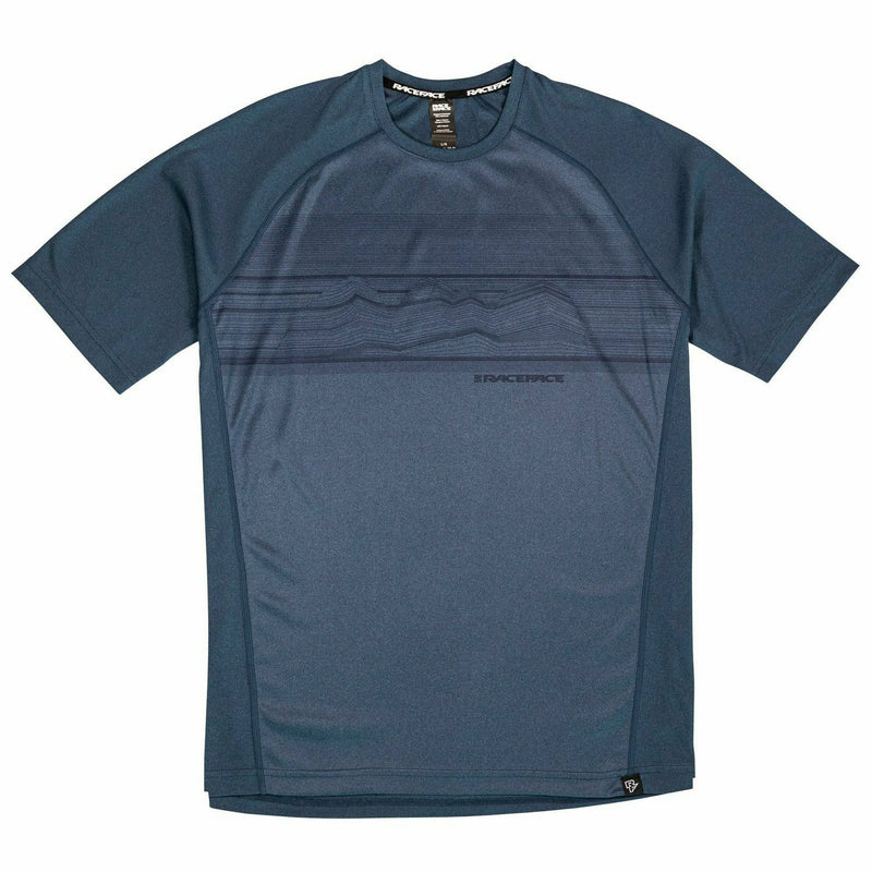 Race Face Trigger Short Sleeves Jersey Navy