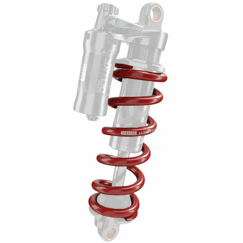 RockShox Spring Metric Coil, Spring Travel 47.5-55 MM - Length 134 MM Red