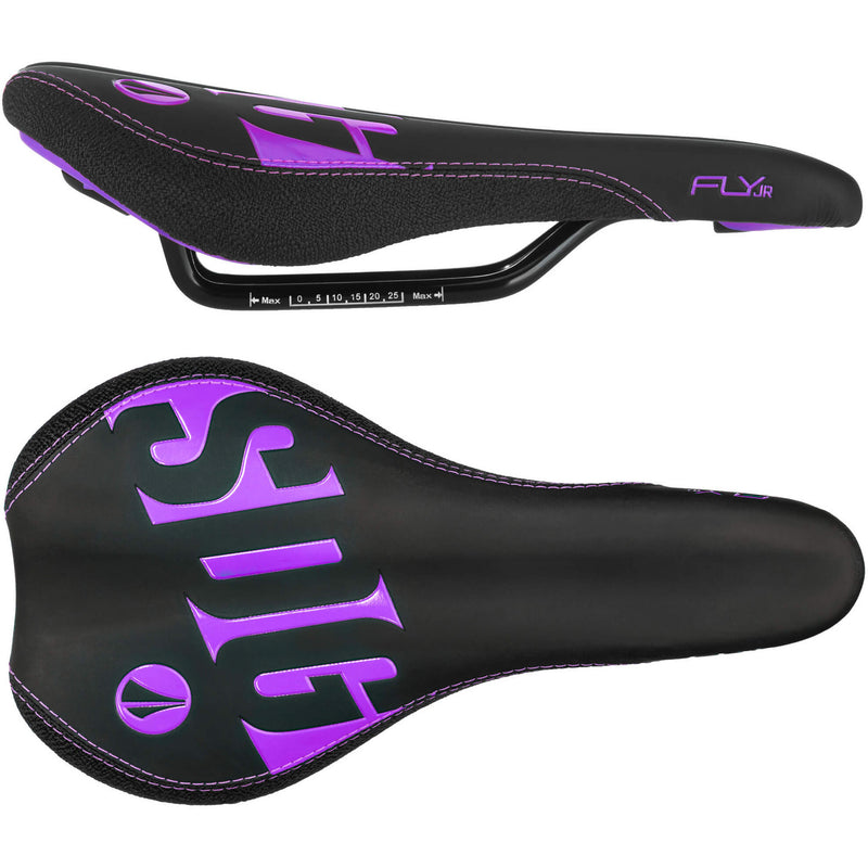 SDG Fly Junior Steel Saddle Black / Purple