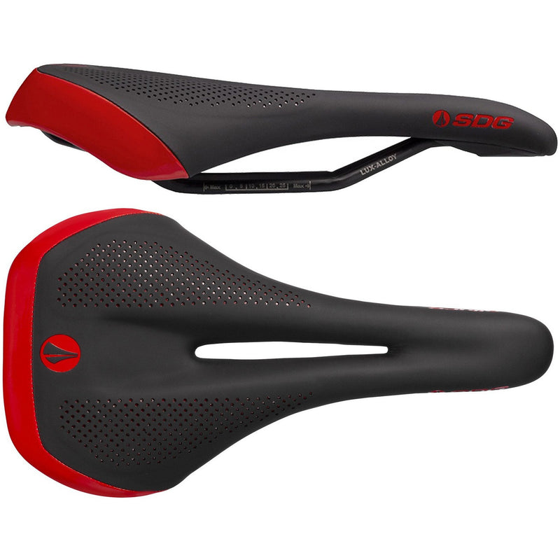 SDG Allure V2 Ladies Lux-Alloy Saddle Black / Red