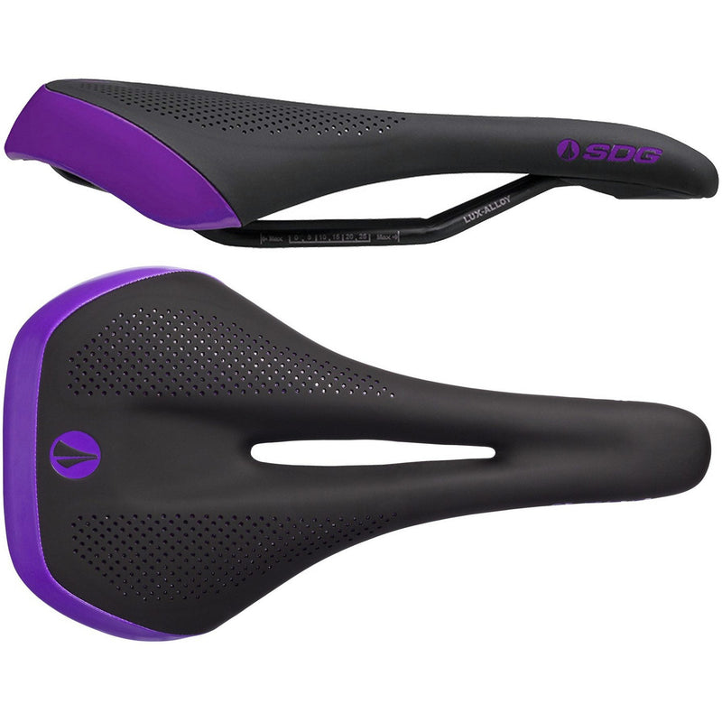 SDG Allure V2 Ladies Lux-Alloy Saddle Black / Purple