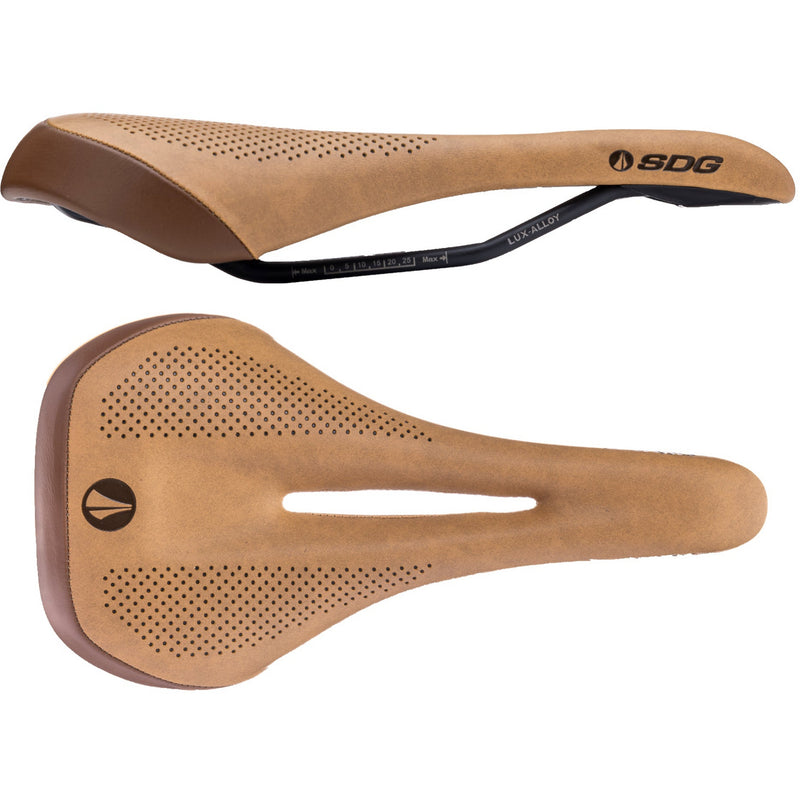 SDG Allure V2 Ladies Lux-Alloy Saddle Brown Leather / Black