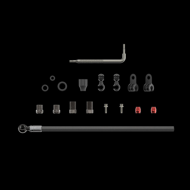 Sram Spare Disc Brake Hydraulic Hose Kit Banjo 2000 MM Including Banjo / Fittings Level ULT / Level TLM A1 / Code R / RSC B1 / Red ETAP HRD / S900 Monoblock Black