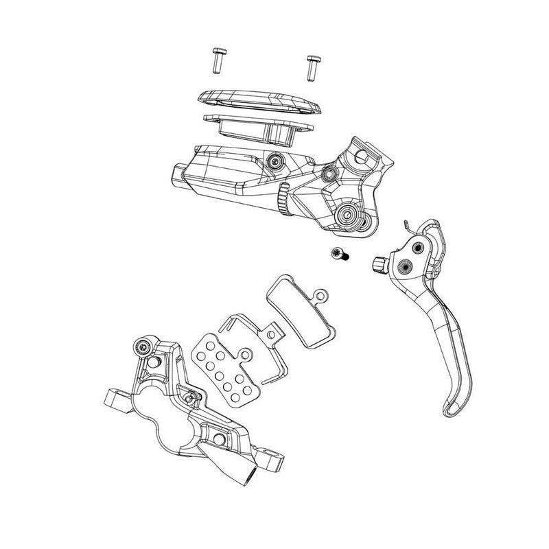 SRAM Spare Disc Brake Caliper Assembly Assembled No Hose G2 Rs A1 Black