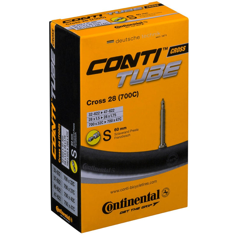 Continental Cross Presta 60 MM Valve Tube Black