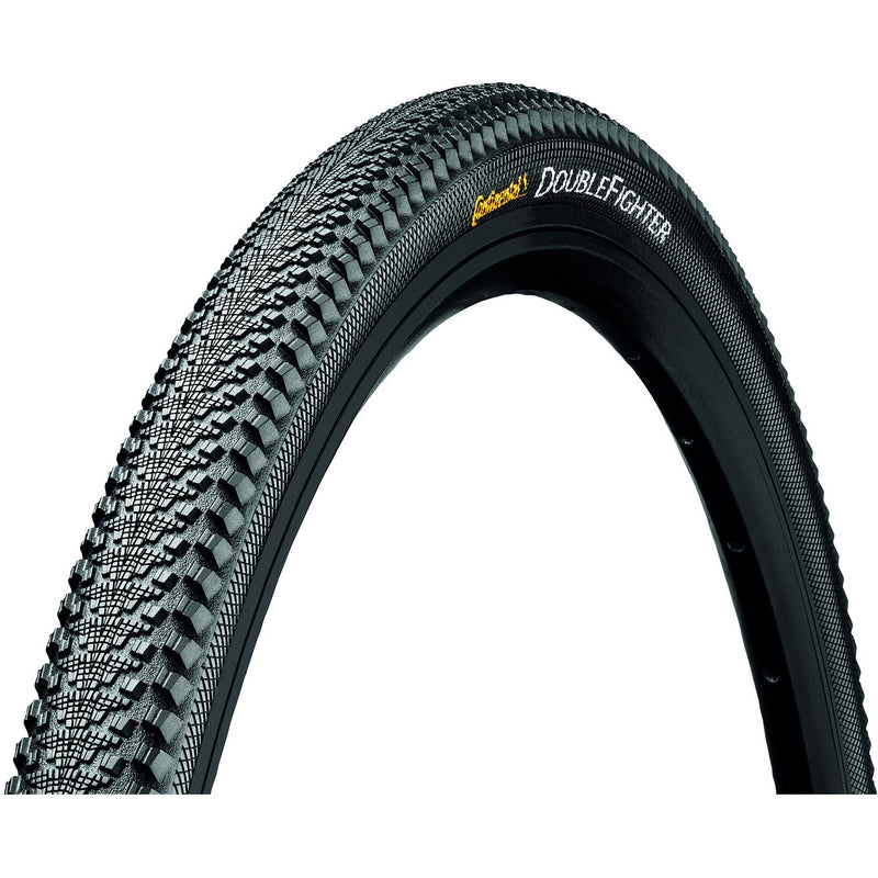 Continental Doublefighter III Wire Bead Tyre Black / Black