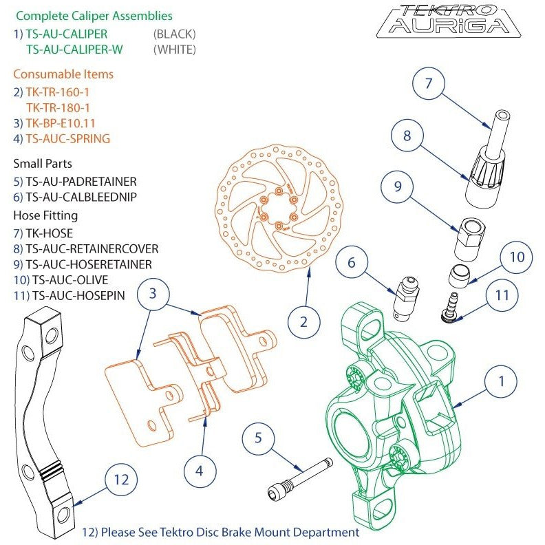 Tektro Spares AUC Caliper Bleed Nipple Black