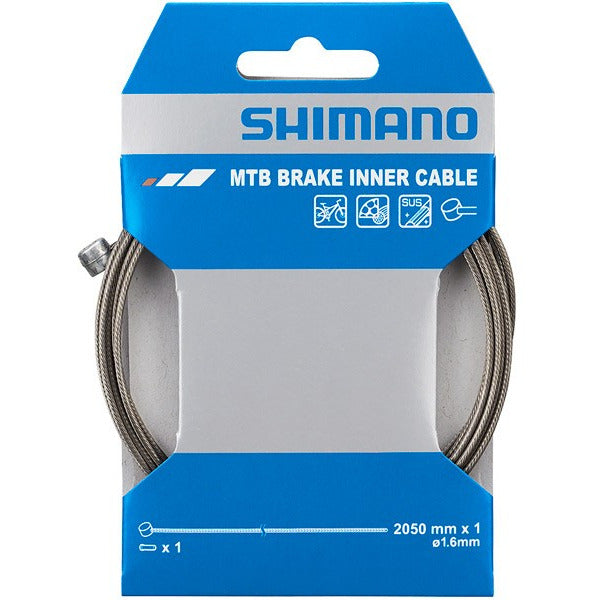 Shimano Spares MTB XTR Stainless Steel Inner Brake Wire Silver