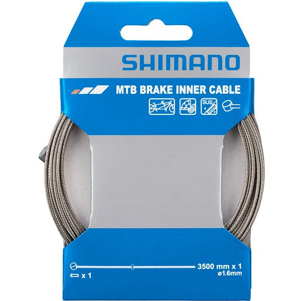 Shimano Spares MTB Tandem Stainless Steel Inner Brake Wire Silver