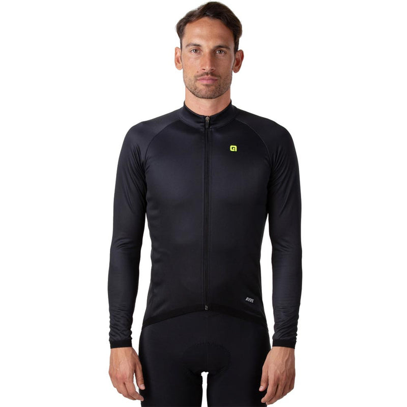 Ale Clothing Thermal R-EV1 Long Sleeves Jersey Black