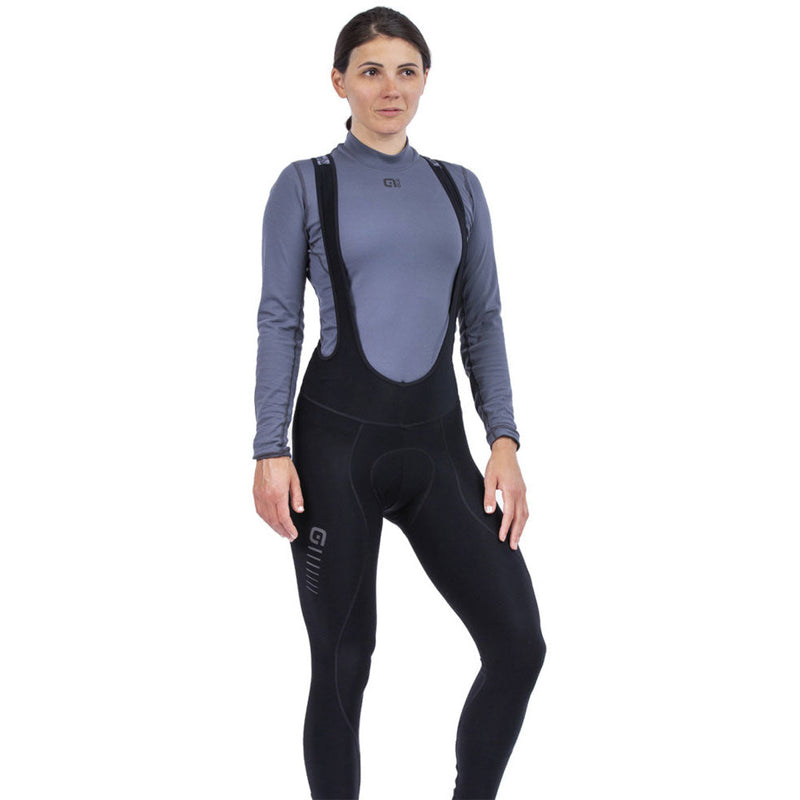 Ale Clothing Essential Solid Ladies Bibtights Black